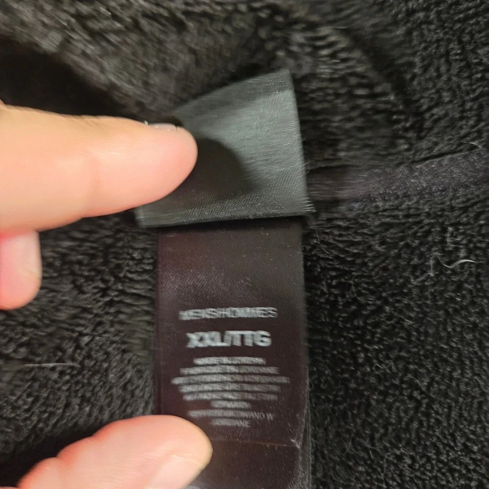 North Face Apex Chromium Thermal Jacket‎ Mens XXL Black Fleece Lined Softshell